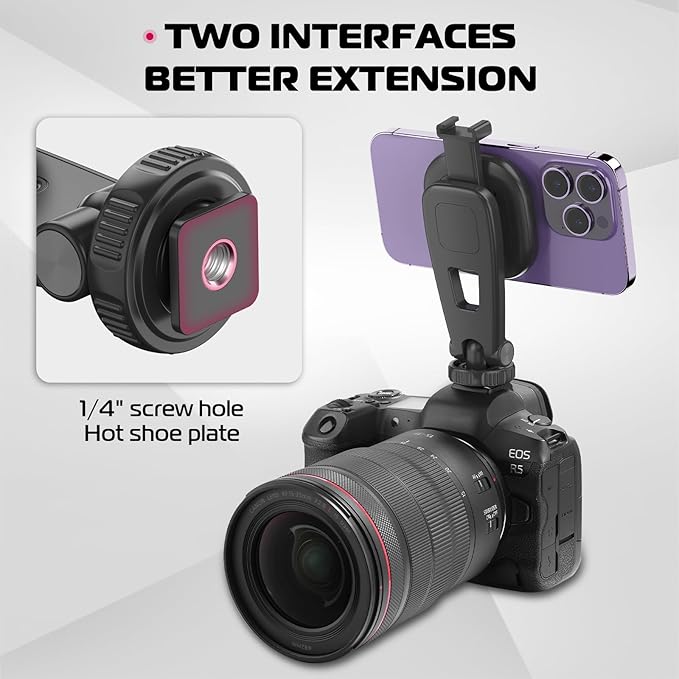 ULANZI Magnetic iPhone Tripod Mount MA23, Magnet Phone Holder Adapter Tripod - Image 6