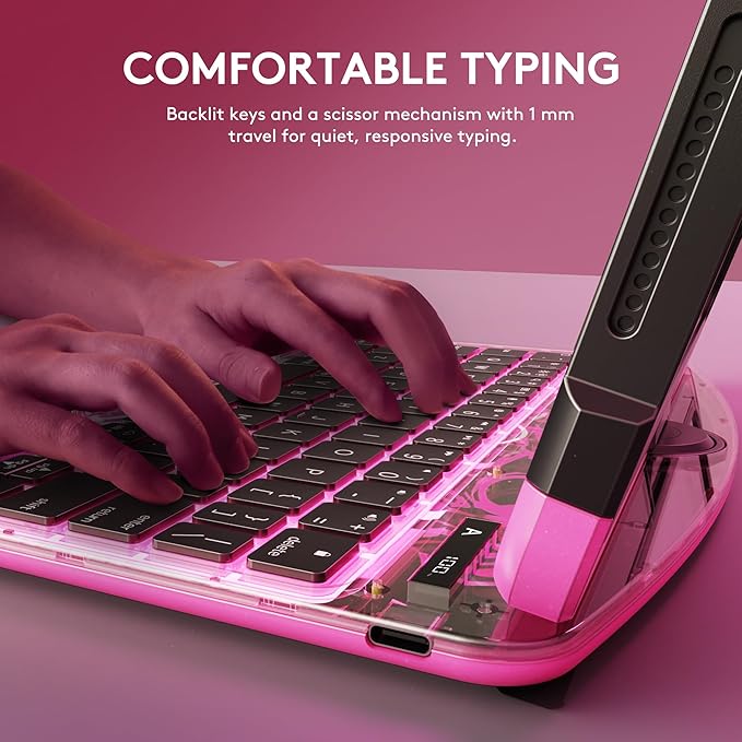 GUSGU Transparent Case with Wireless Keyboard only - Image 5