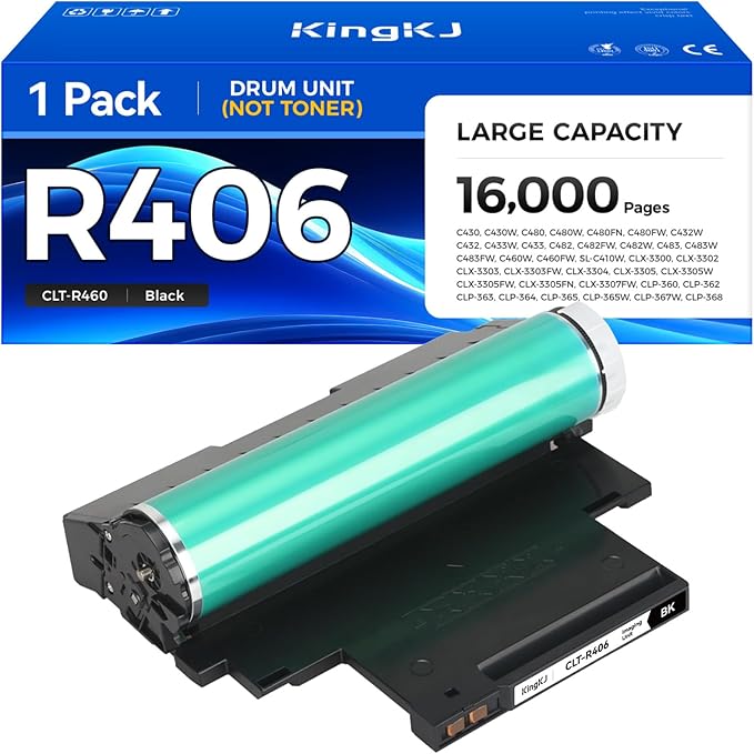 CLT-R406 R406 Imaging Drum Unit 1-Pack Replacement by KingKJInkToner