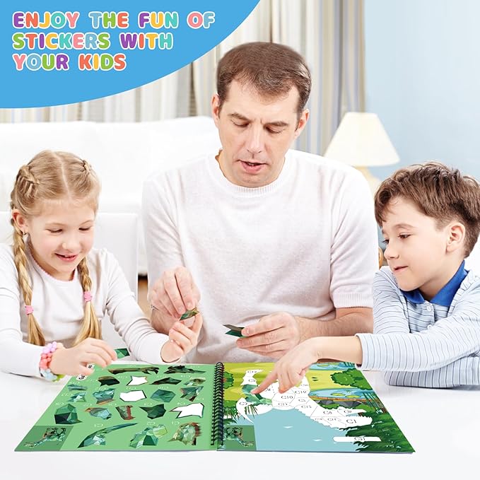 homicozy 4PCS Sticker Paint Books - Image 8