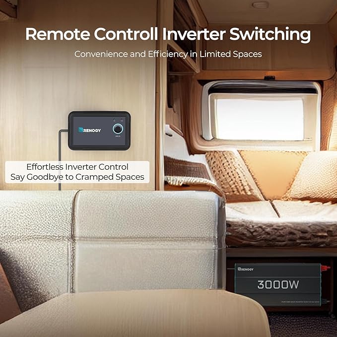 Renogy Inverter P2 3000 watt Pure Sine Wave Inverter, Solar Car Power Inverter - Image 6
