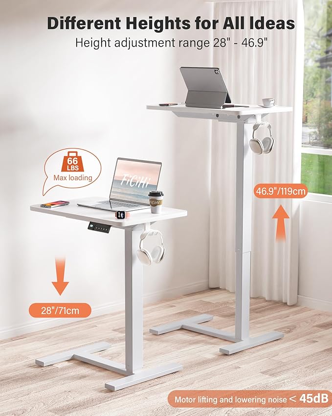 Small Mobile Standing Desk - Image 6