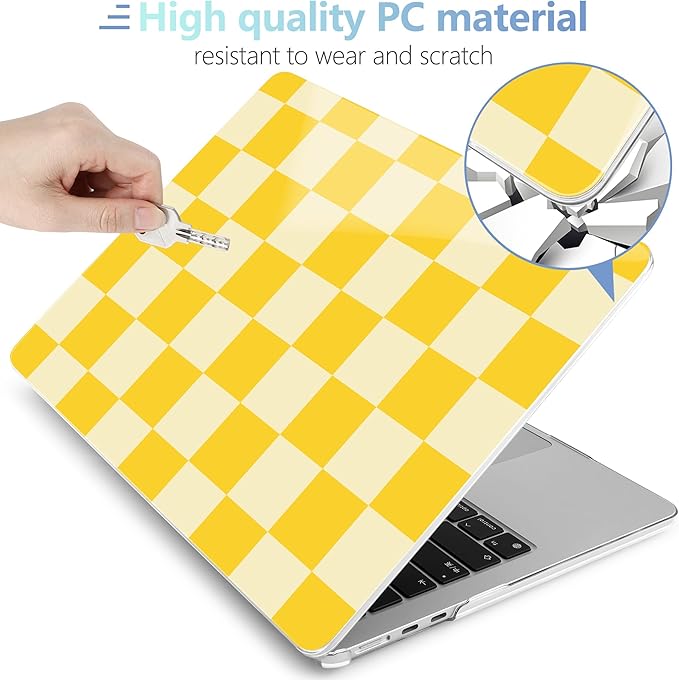 MEEgoodo for M4/M3/M2 MacBook Air 15.3 inch Case 2025 2024 2023, Case Fit Model - Image 4