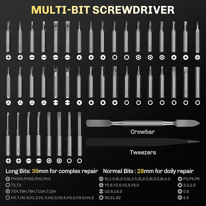 3.7V Precision Electric Screwdriver Set, 50 IN 1 Small Power Magnetic Storage - Image 9