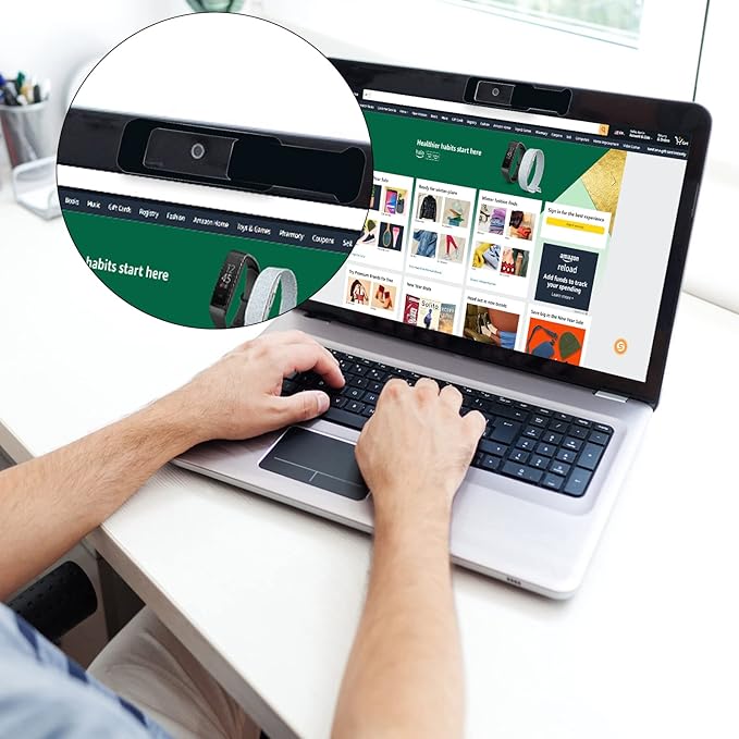 Webcam cover, 3 pieces, laptop camera cover, privacy shielding capacity is - Image 3