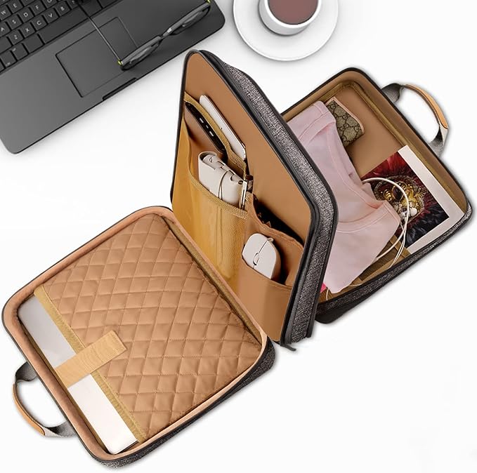 ZINZ Slim Expandable Laptop Case 15.6 Inch Sleeve Upgraded Protective Durable - Image 4