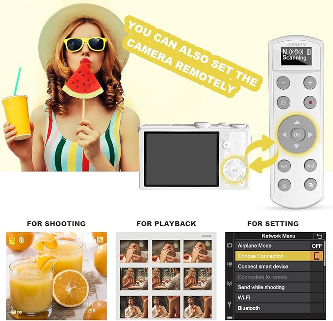 Remote Control for Nikon Camera, USB-C Rechargeable Wireless Shutter Release - Image 5