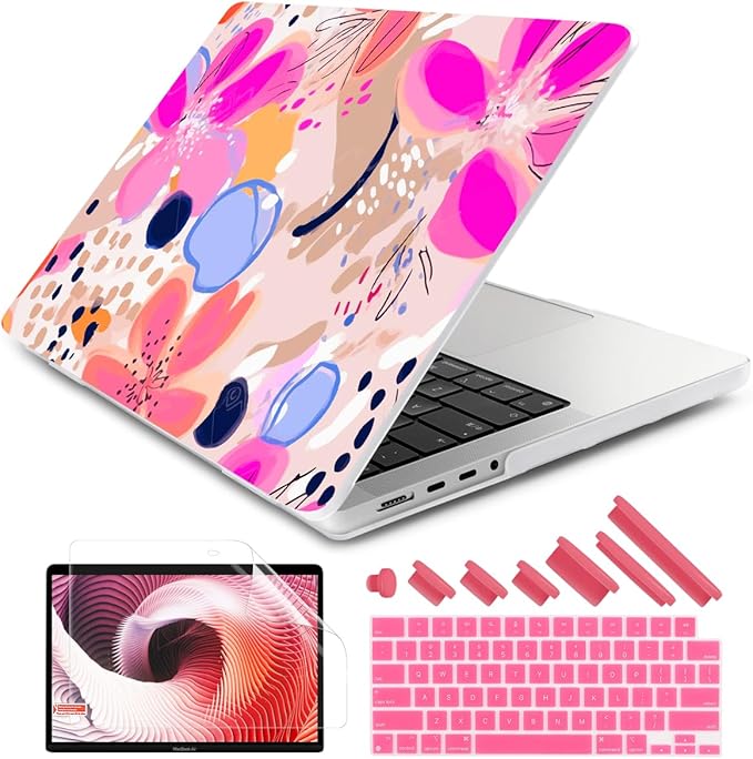 DONGKE for M4 MacBook Pro 16 Inch Case 2024 2023 2021 A3403 A3186 M3 A2991 M2 by DONGKE