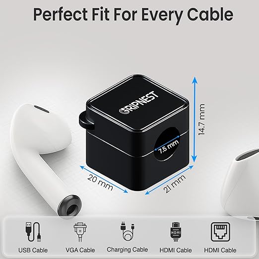 8 Pack Magnetic Cable Clips for Desk, Strong Adhesive Cord Organizer for Cable - Image 7