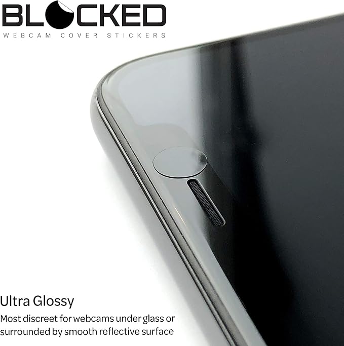 Webcam/Camera Vinyl Covers | 57 Low-Tack Reusable Webcam Sticker | 3-Sizes | - Image 3