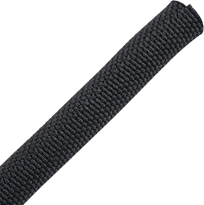 Wire Sheathing Self Wrap Wire Loom Braided Mesh Woven Cable Sleeve by Sunnarepoon