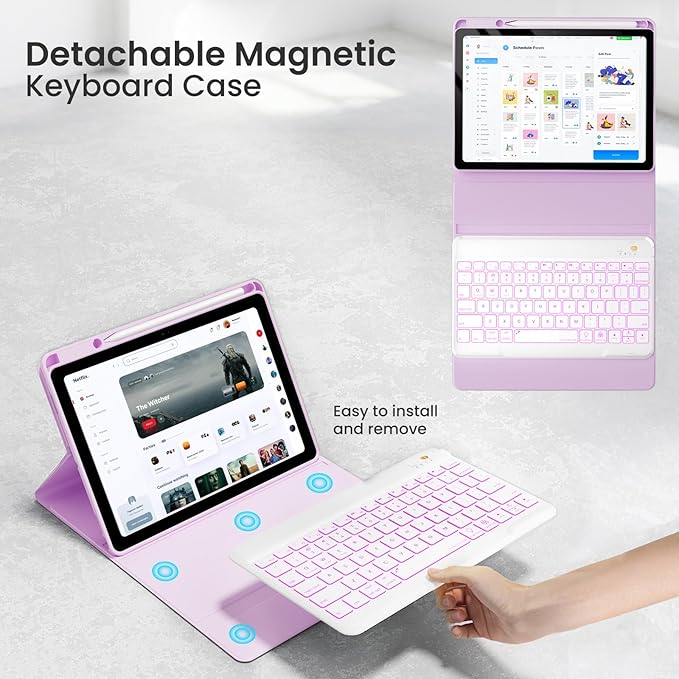 Magnetic Keyboard Case for iPad Air 5th 4th Generation 10.9 inch Pro 11 - Image 8