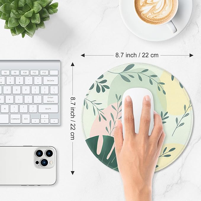ITNRSIIET Mouse Pad Non-Slip Rubber Base Smooth Surface Stitched Edges - Image 3