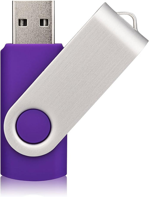 10 Pack 8GB USB Flah Drive USB 2.0 Pen Drive-Purple - Image 2