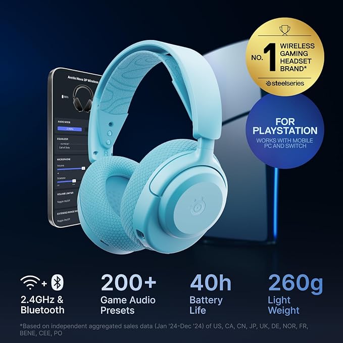 SteelSeries Arctis Nova 3P Wireless Multi-Platform Gaming Headset — Mobile App - Image 2