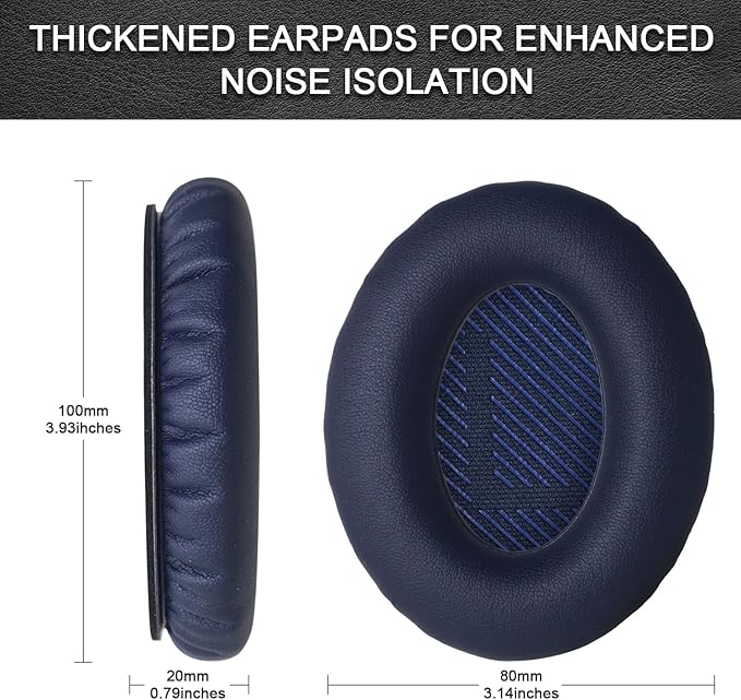 Replacement Ear Pads for Bose QuietComfort 35 35 II 15 25, Headphone Ear Covers - Image 4