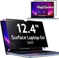Privacy Screen for 12.4 Inch Surface Laptop Go 3/2/1, MagicSuction™ Removable by peslv