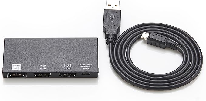 Amazon Basics HDMI Splitter 1 in 2 Out, 4K@60Hz - Image 6