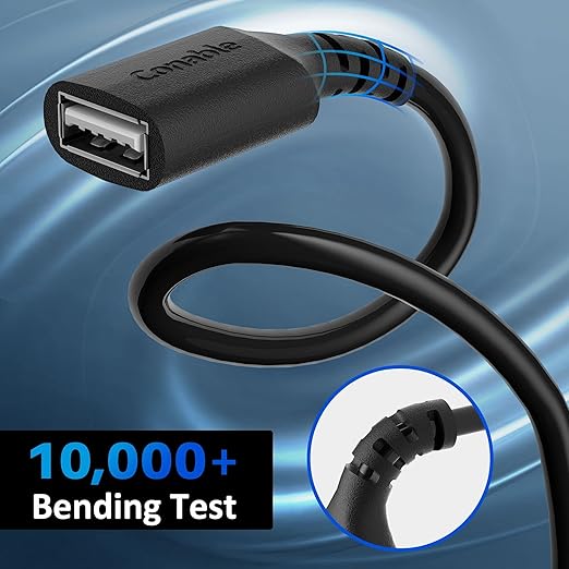 3 Pack USB Extension Cable 4 FT, USB 2.0 Type A Male to Female Extender Cord - Image 3