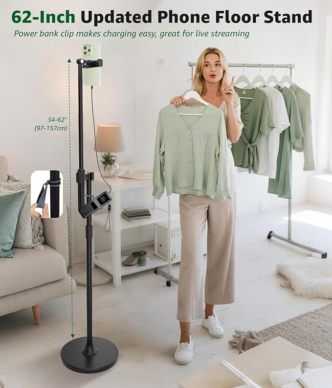 Phone Floor Stand, Overhead Phone Mount - Image 5