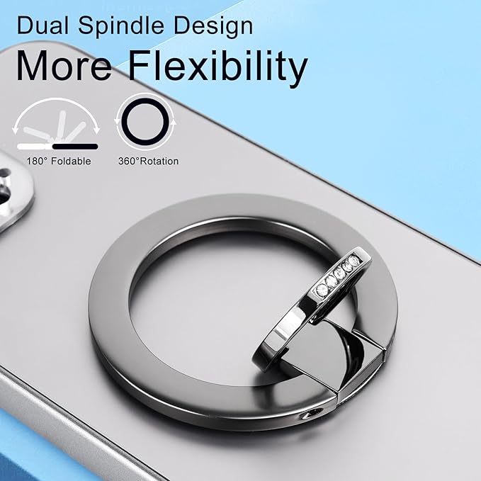 Magnetic Phone Grip for MagSafe, EI Sonador Magnet Phone Ring Holder, Compatible - Image 2