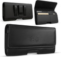 Phone Holster for Men with Credit Card Slot, Cell Phone Case, Fits iPhone by WirelessCity