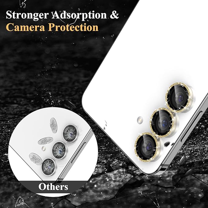 YWXTW Camera Lens Protector for Samsung Galaxy S24 / S23 / S23 Plus, 9H - Image 4