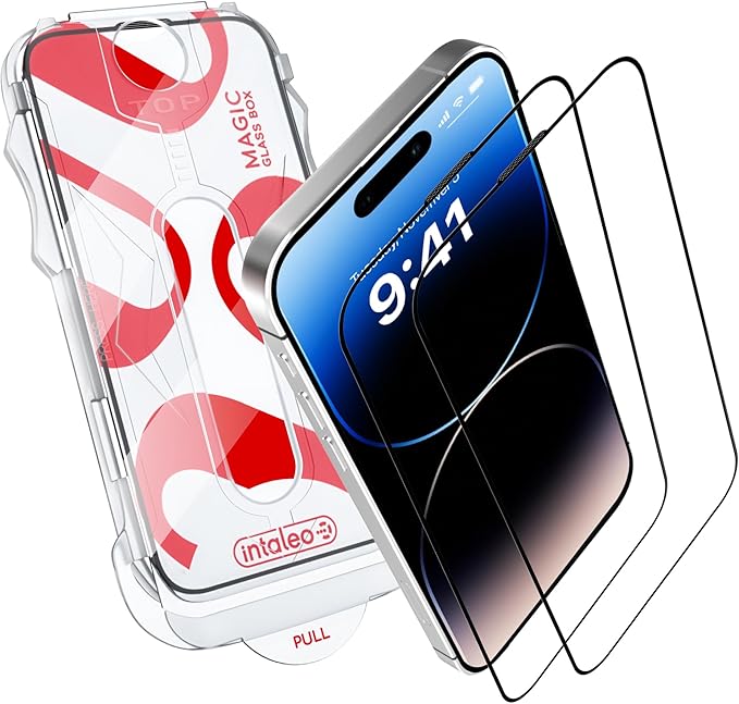Screen Protector for iPhone 14 Pro Max – Tempered Glass Screen Protector for by Intaleo