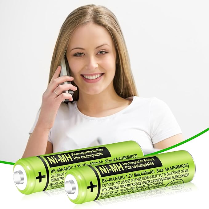 4 Pack BK-40AAABU Ni-MH AAA Rechargeable Battery - Image 8