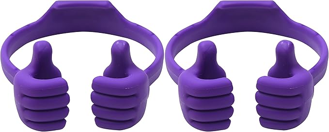 Honsky Cell Phone Stand Holder 2-Pack, Thumbs Up Lazy Phone Stand, Universal by Honsky