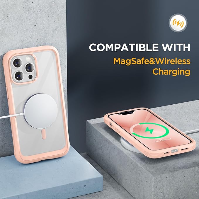 Miracase Magnetic Glass for iPhone 13 Pro Case, Compatible - Image 3