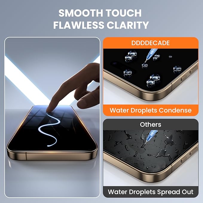 Screen Protector for iPhone 15 Pro Max Military Grade Tempered Glass - Image 6