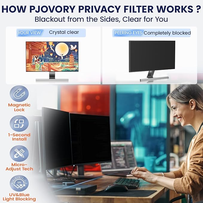 Magnetic 32 Inch Privacy Screen - Image 4