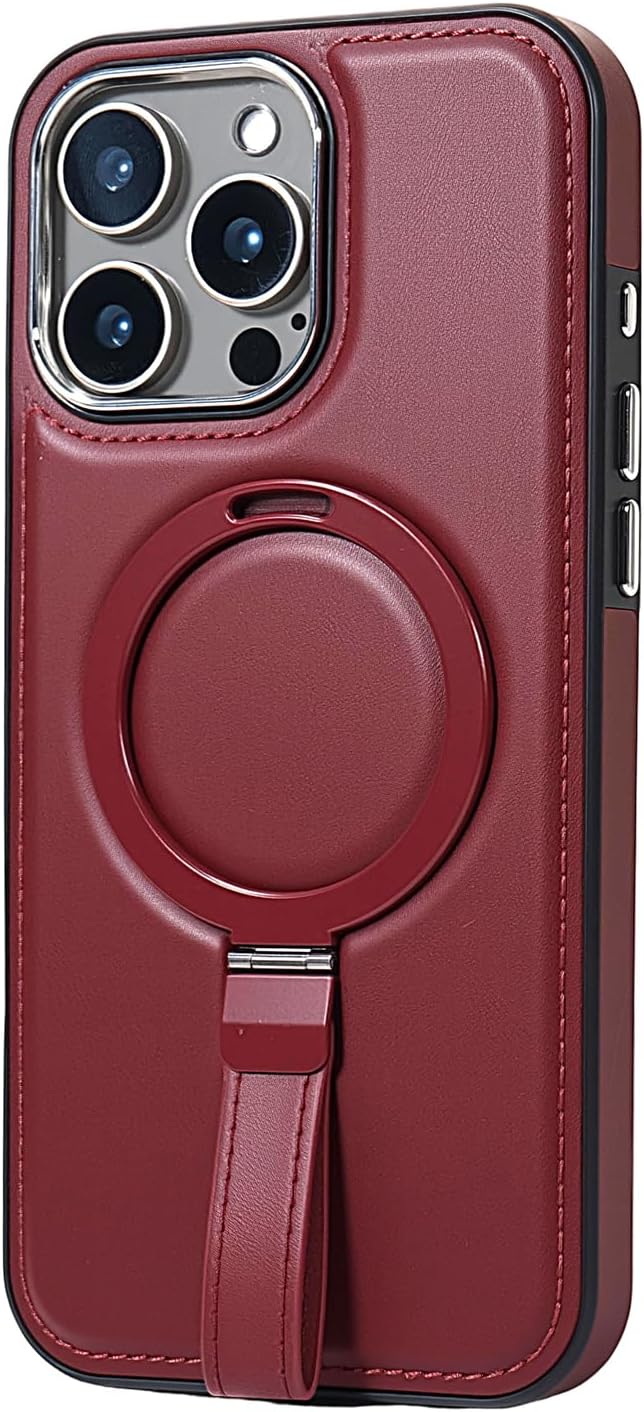 Leather Case, Suitable for iPhone 15 Pro Max Case, Invisible Magnetic Design - Image 8