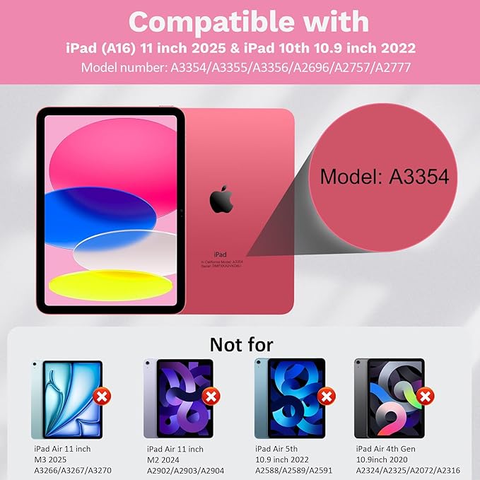 MoKo Touch Keyboard Case for iPad 11th Generation 11 inch 2025, iPad 10th - Image 2
