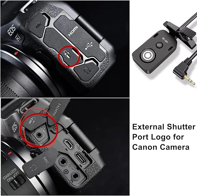 for Canon/Fuji RC301-2.5mm Remote Camera Small Shutter Release Remote Control - Image 3