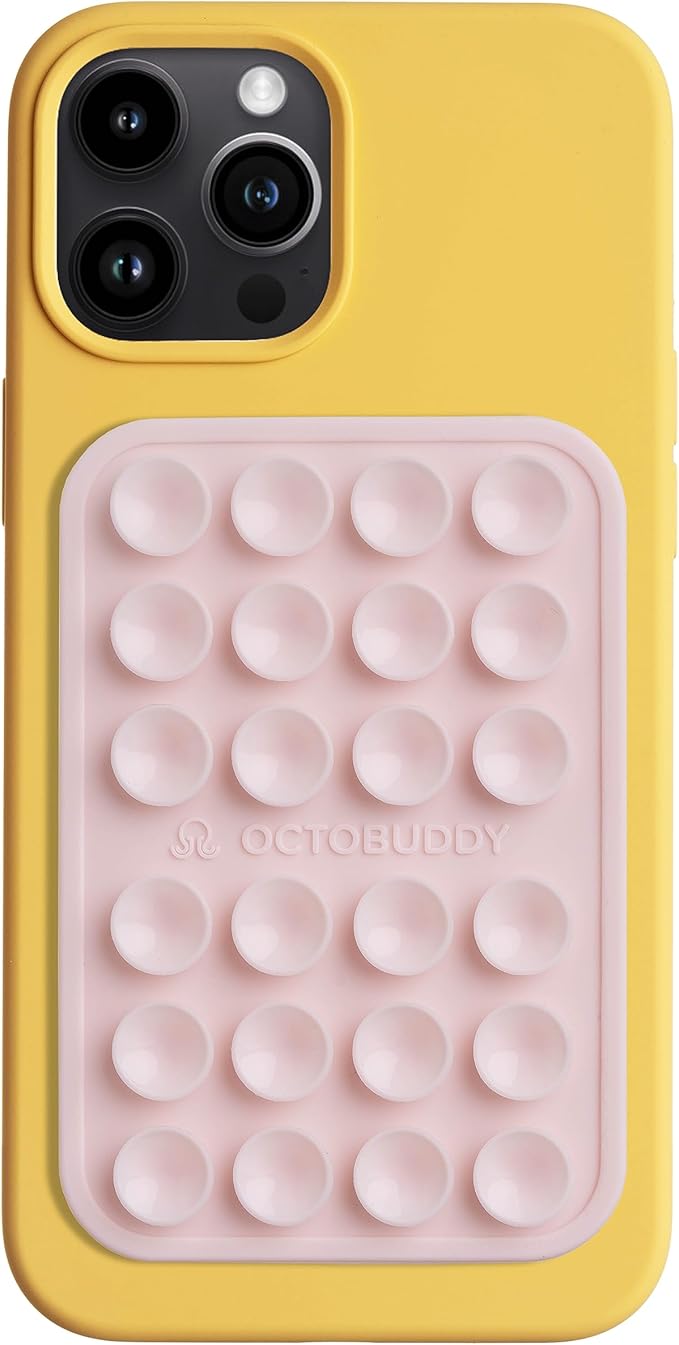 Classic MAX - Silicone Suction Phone Case Adhesive Mount - Hands-Free, Strong by Octobuddy