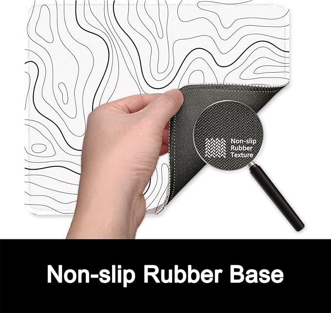 ITNRSIIET Mouse Pad with Stitched Edge Premium Textured Smooth Precise - Image 4