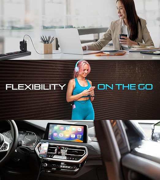 Futurizta Tech Zeus-X 6 in 1 Universal Multi Cable Fast Charging 60W Laptop PD - Image 8
