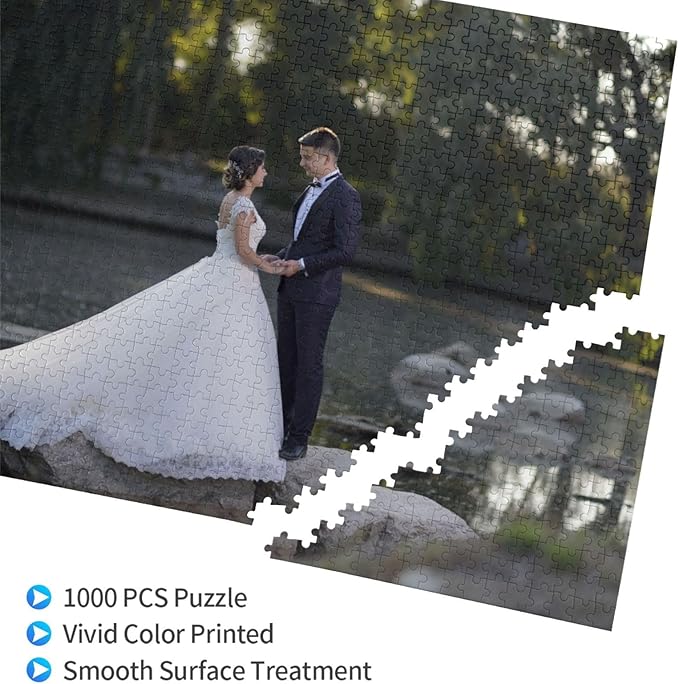 Custom Jigsaw Puzzle from Photos 300/500/1000 Pieces Personalized Wooden - Image 4