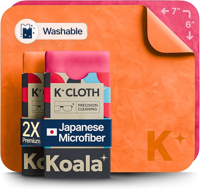 Koala Lens Cleaning Cloth | Japanese Microfiber | Glasses Cleaning Cloths | by KoalaLifestyle