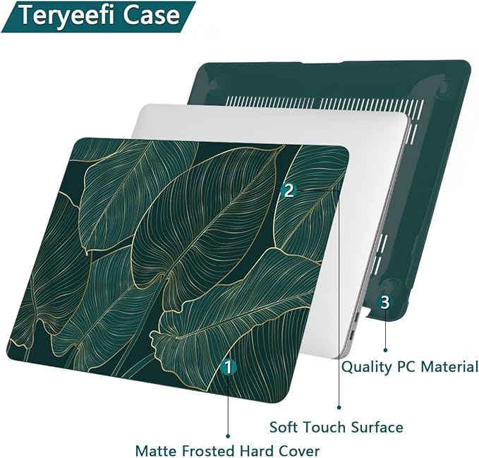 Teryeefi for MacBook Pro 13 inch Case M2 M1 2022 2020 2019-2016 Model A2338 - Image 5
