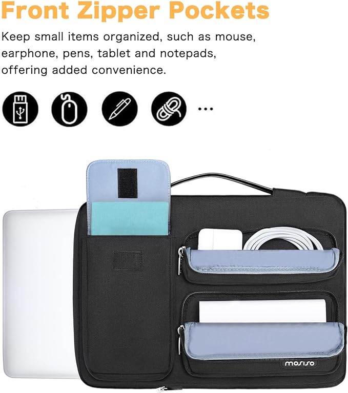 MOSISO 360 Protective Laptop Case 17.3 inch, 17-17.3 inch Laptop Sleeve - Image 2