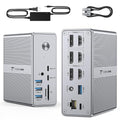 TobenONE DisplayLink Docking Station Triple Monitor by TobenONE