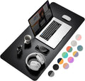 YSAGi Desk Mat, Desk Pad, Waterproof Desk Pad, 35.4" x 17" Laptop Leather Desk by YSAGi
