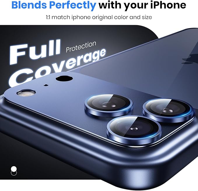 Hoerrye for iPhone 17 Pro Camera Lens Protector - Image 3