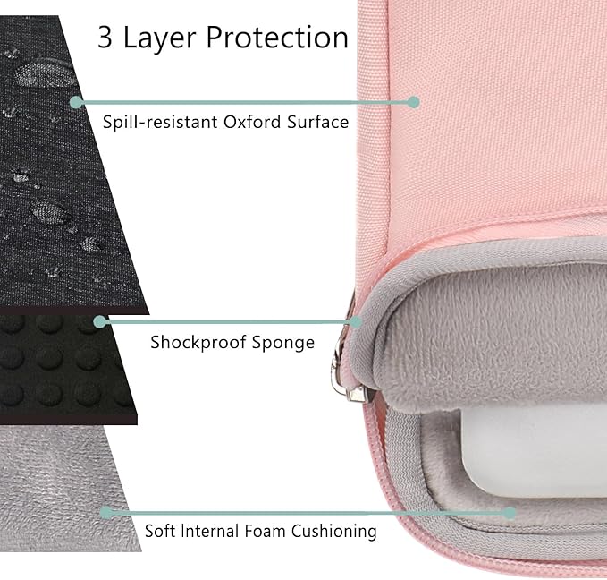 Voova Laptop Sleeve Carrying Case 14 15 Inch Compatible - Image 3
