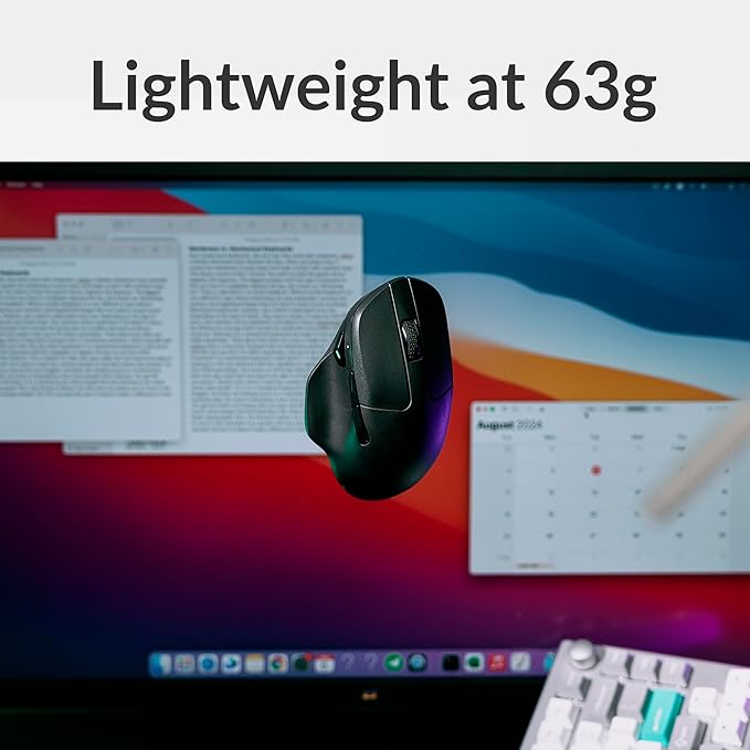 Keychron M7 Wireless Computer Mouse, 26K DPI Optical Computer Mouse, 2.4 - Image 4