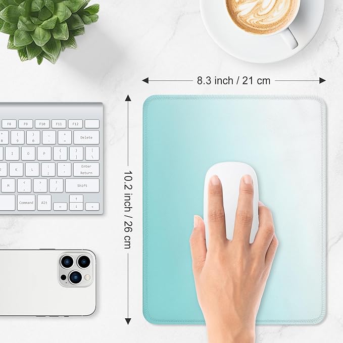 ITNRSIIET Mouse Pad Non-Slip Rubber Base Smooth Surface Stitched Edges - Image 3
