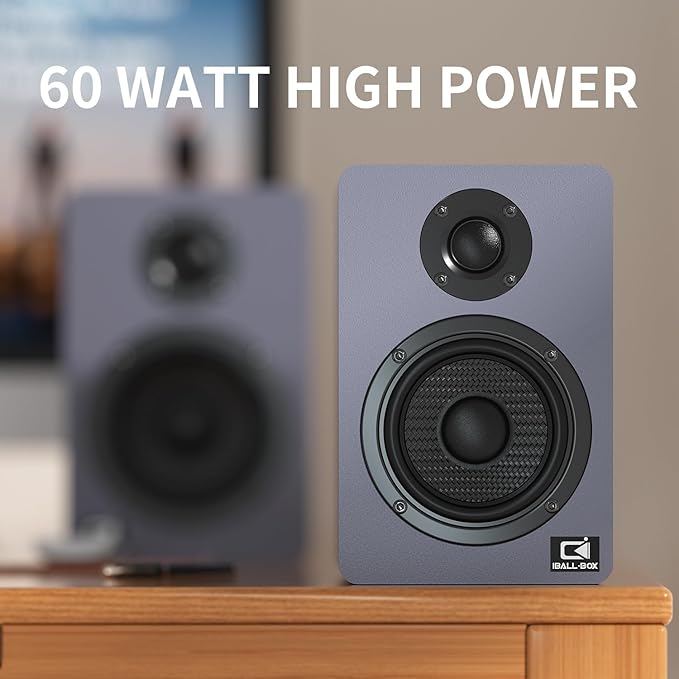 60W Computer Speakers for Desktop PC, 24-Bit Optical, Silk-Dome Tweeter - Image 8